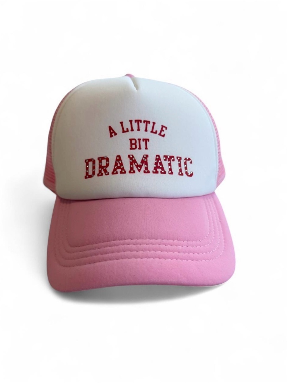 NWT Mean Girls x Forever 21 pink & white mesh trucker hat One Size